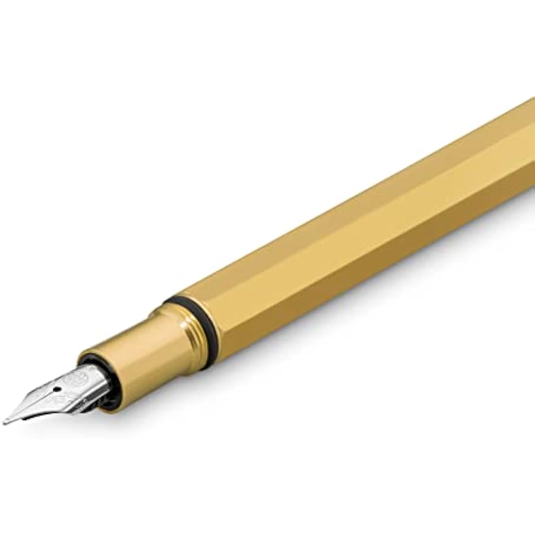Kaweco SPECIAL Fountain Pen Brass I Premium Brass Fountain Pen for Ink Cartridges I Exclusive Fountain Pen 17 cm I Nib: F (Fine)
