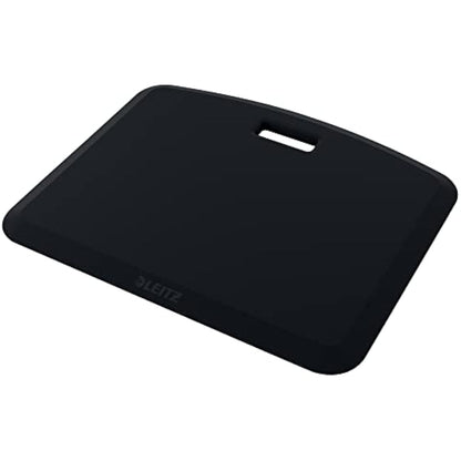 Leitz Anti Fatigue Mat, Cushioned Floor Mat For Home Or Office, Includes Handle, Reduces Fatigue, Leg & Foot Pain, Compact Size, Made From Strong, Soft Foam, Ergo Cosy, Velvet Grey, 53690089
