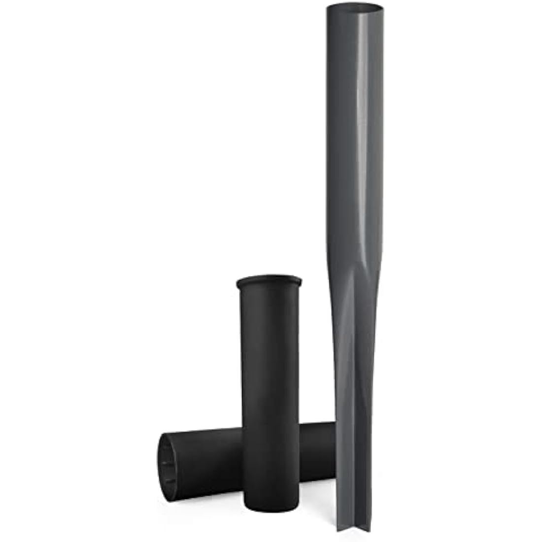 Flatro Rotary Washing Line Spike - Heavy Duty Powder Coated Metal Ground Spike for Rotary Washing Line with Two Plastic Adapters, Rotary Airer Ground Spike for Parasol - fit 32, 40, and 50mm