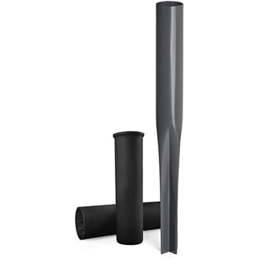 Flatro Rotary Washing Line Spike - Heavy Duty Powder Coated Metal Ground Spike for Rotary Washing Line with Two Plastic Adapters, Rotary Airer Ground Spike for Parasol - fit 32, 40, and 50mm