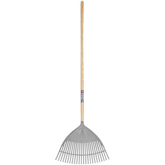 Spear & Jackson 3884WNB Neverbend Plastic Leaf Rake Wooden Handle