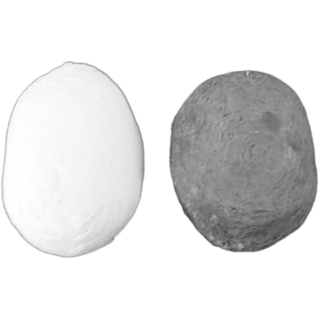 The Stove Wizard 15 Grey & White Gas Fire Replacement Pebbles For LPG Electric and Bio Ethanol Fires