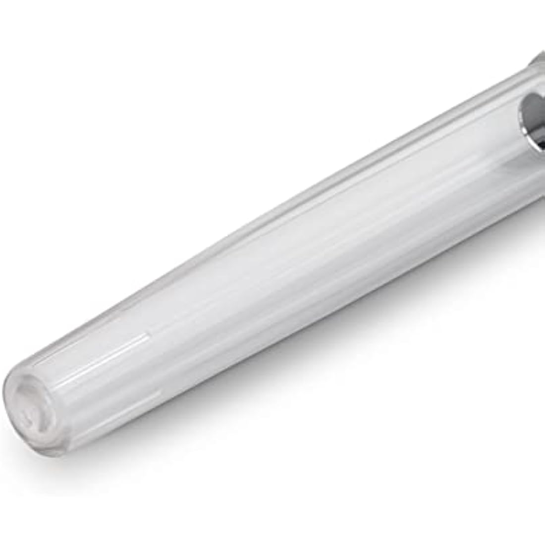 Kaweco STUDENT Transparent Fountain Pen, Premium Fountain Pen for Ink Cartridges with Steel Nib, Nostalgic Luxury Fountain Pen, 16 cm, Nib Width: M (Medium)