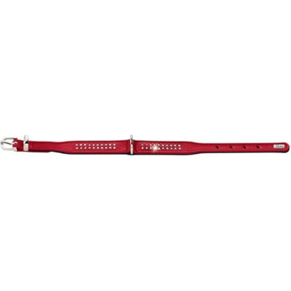 Hunter Dog Collar Nappa Leather Diamond Petit