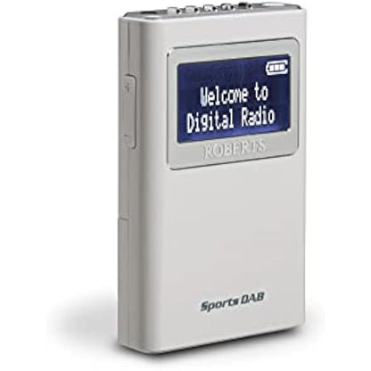Roberts SPORTS DAB5 Personal DAB/FM/AM Radio, White