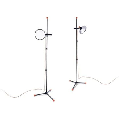 Daylight Artist Studio Lamp 2-6,000 Lux LED with 95+ CRI, 24cm -Wide Shade, Black
