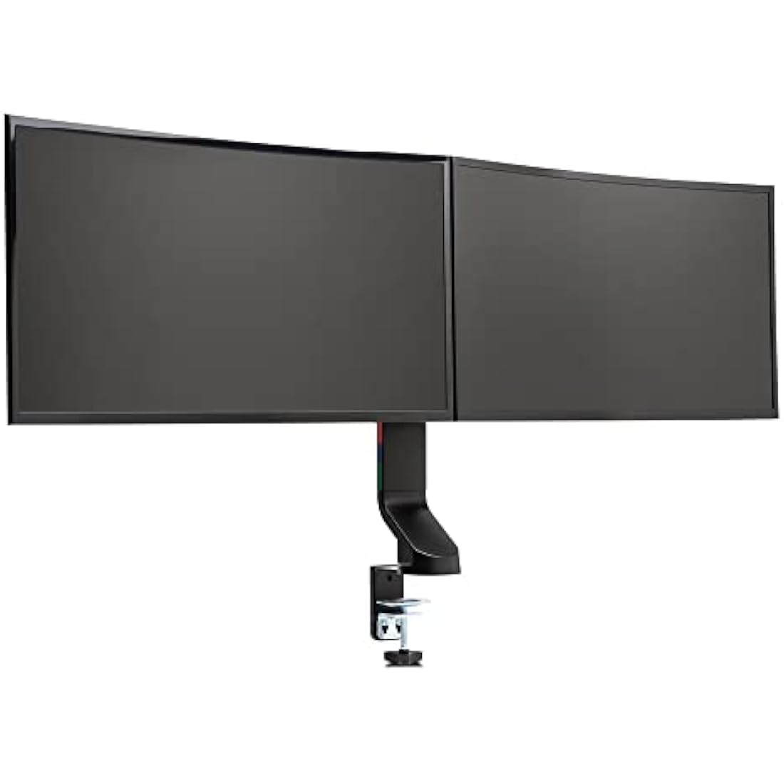 Kensington Monitor Arm with Vesa Mount - Dual Monitor Arm for Home Office Height Adjustable Settings, Black, K55513WW