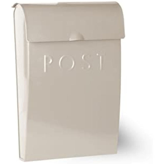 Original Post Box by Garden Trading | Lockable Wall Mounted Letter Box (Fixings Supplied) | Weatherproof Design Postbox | Crafted in Powder Coated Steel | H37 X W25 X D9cm