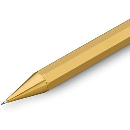 Kaweco Special Mechanical Pencil 0.9 I Lead Pencil Made of High-Quality Brass in Octagonal Eight Edge Format I Exclusive Mechanical Lead Pencil 14 cm I Refillable with Eraser