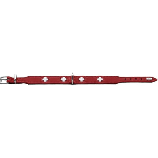 Hunter - Swiss 30-34.5Cm Necklace Red / Black