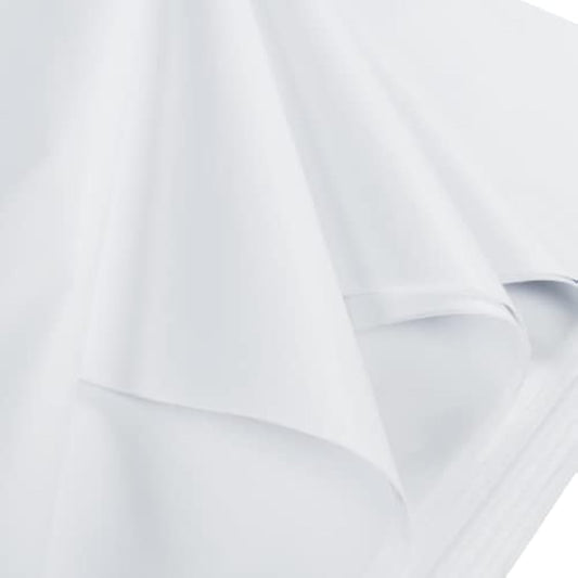 White Tissue Paper Large Sheets, Acid Free Art Paper, Perfect for Gift Wrap, Storage, Packing, Art & Craft Bulk Pack Archiving Shredding 70 x 50cm Sheet Size