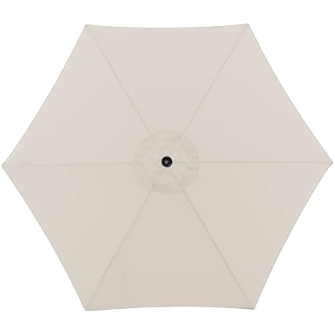 Doppler Jack Parasol 250 cm in Natural – Round Parasol for Balcony and Patio – Folding Umbrella – Balcony Parasol – Crank Umbrella – Garden Umbrella with Crank Function