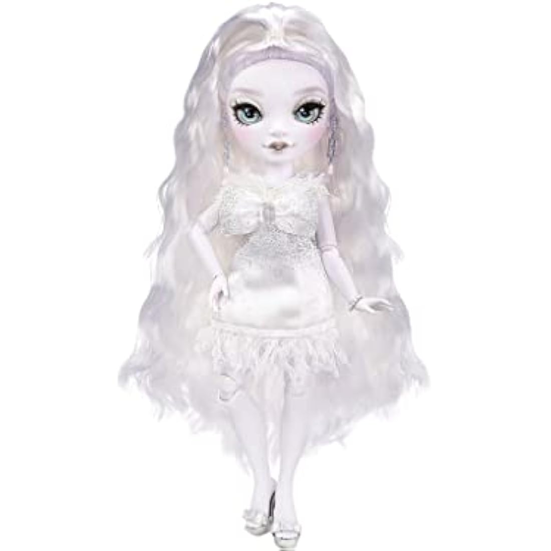 Rainbow High Shadow High Series - NATASHA ZIMA - Greyscale Fashion Doll With Wavy White Hair, Two Designer Outfits And Accessories - Collectable - For Kids Ages 6+