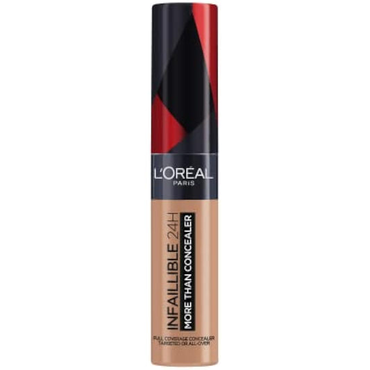 L'Oréal Paris Infallible 24H More Than Concealer, Full-coverage, Longwear and Matte Finish, 329 Cashew
