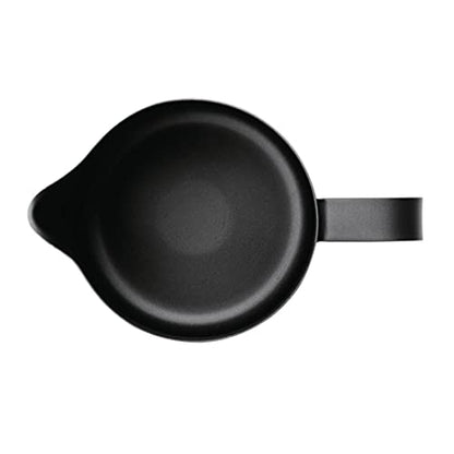 Olympia Black Non-Stick Milk Frothing Jug 900ml - Stainless Steel Jug Steaming Pitcher Dishwasher Safe CM608