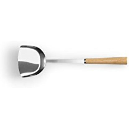 Ken Hom Carbon Steel Wok Set, 31cm, Classic, Non-Induction/Natural Patina Non-Stick/Wooden Handle, Includes Wok Pan with Lid, Wok Utensils & Recipe Book