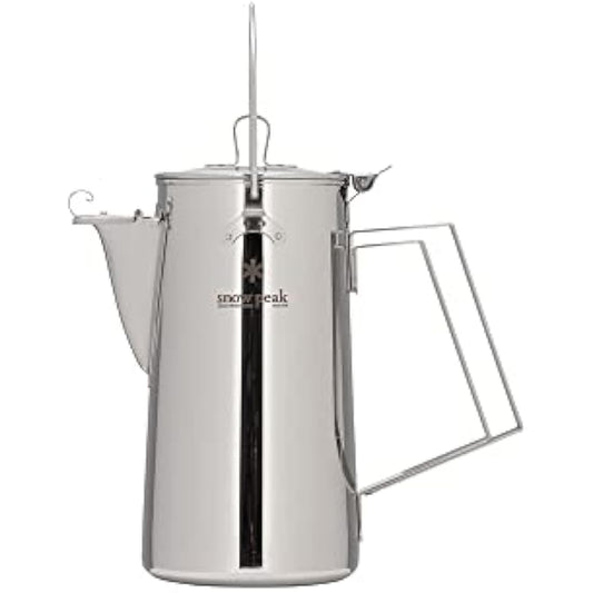 Snow Peak CS-270 Kettle, Stainless Steel, 1.8 liters