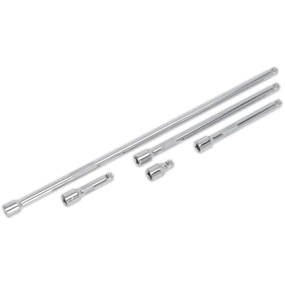 Sealey Ak767 Wobble Extension Bar Set 5Pc 3/8Sq Drive