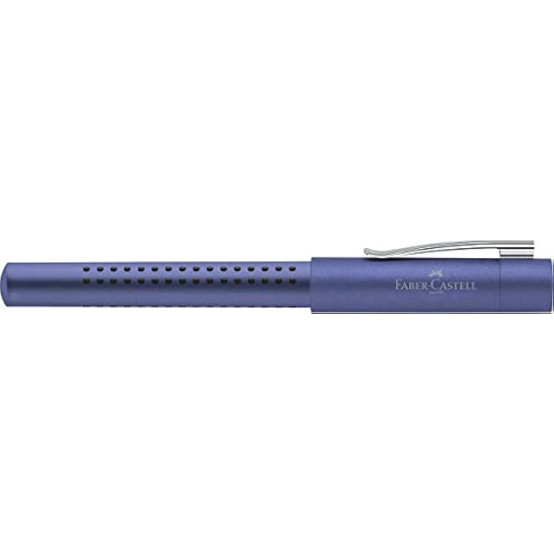 Faber-Castell 201507 Calligraphy Set Grip 2011, Fountain Pen with Three Different Nib Sizes, 6 Cartridges Each Black, Pink and Royal Blue