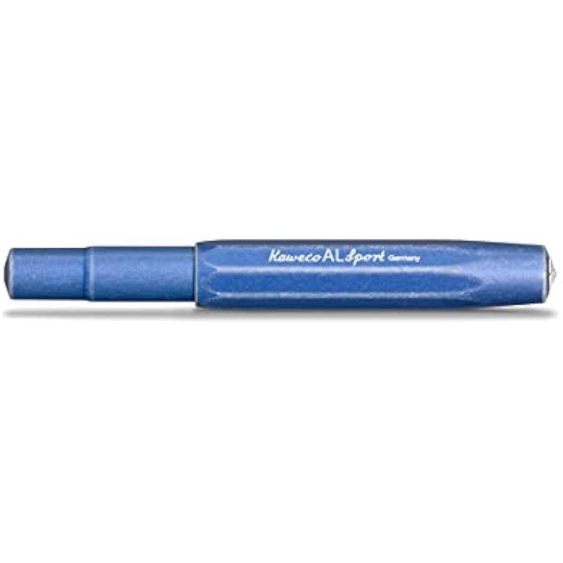 Kaweco AL SPORT Gel/Ballpoint Pen Stonewash Blue I Pen Including 0.7 mm Rollerball Pen Refill in Classic Design with Ceramic Ball I Premium Aluminium Gel Roller 13 cm