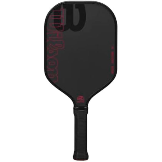 WILSON Blaze Series Pickleball Paddles - Grip Size 2-4 1/4", Black/Red