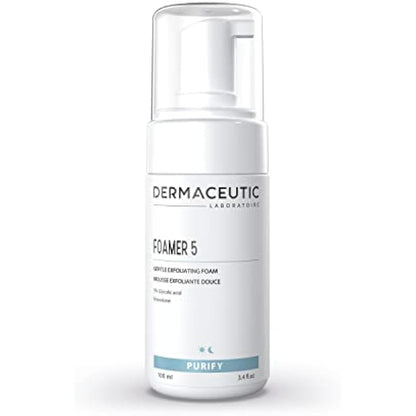 Dermaceutic Foamer 5 - Gentle foaming cleanser - Brightening face wash - Exfoliating cleanser for a clear and bright complexion - 100ml
