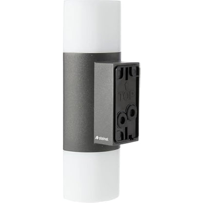 Steinel Outdoor Wall Light L 910 S Anthracite, 9.8 Watts 797 lm, Up Down Motion Sensor Light with 180° Motion Detector, 12 m Range, Continuous Soft Light