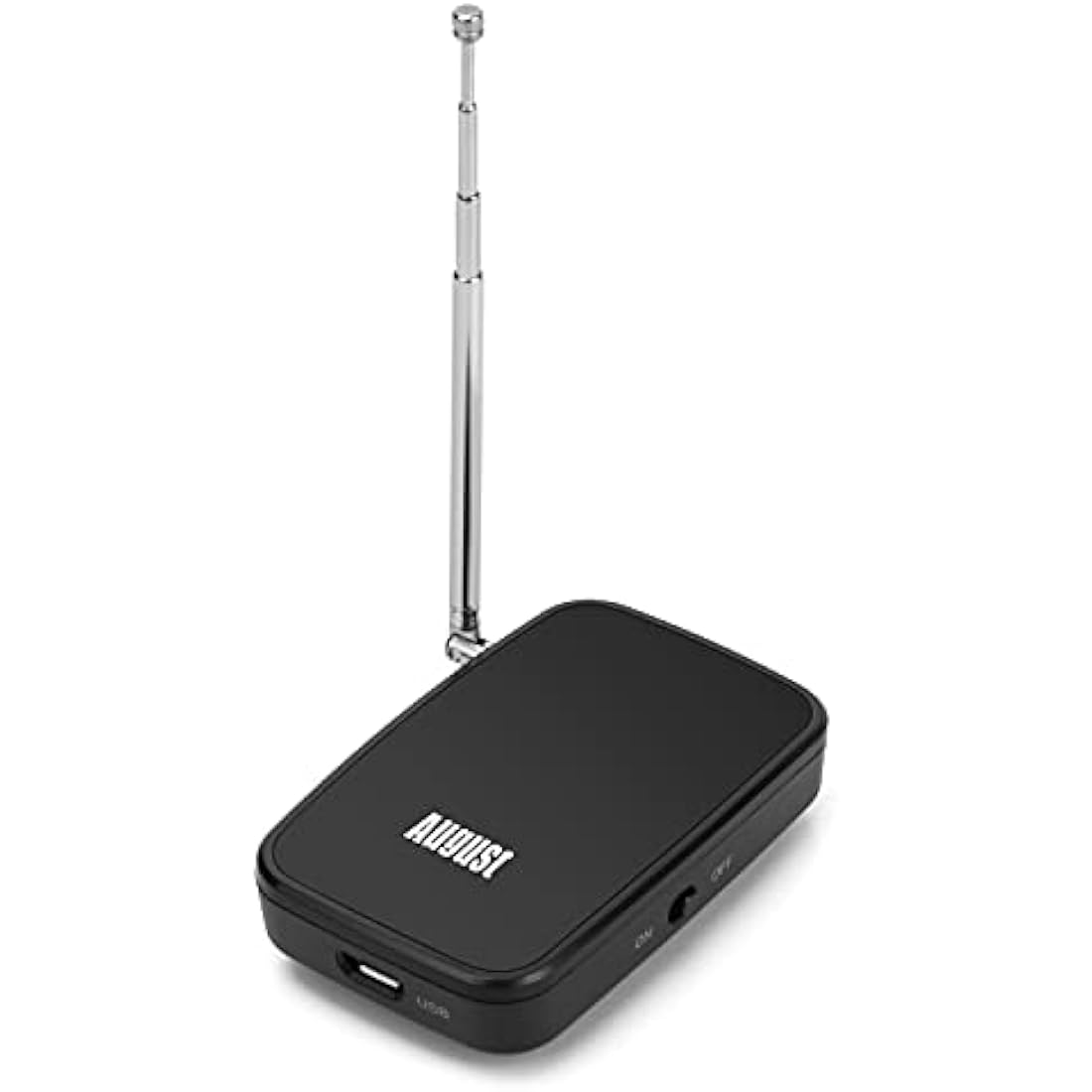 August DVB-T405 1080p Portable Freeview TV for iOS and Android - Watch and Record Live Freeview on Phones and Tablets/No Mobile Data or WiFi Required - Rechargeable Battery