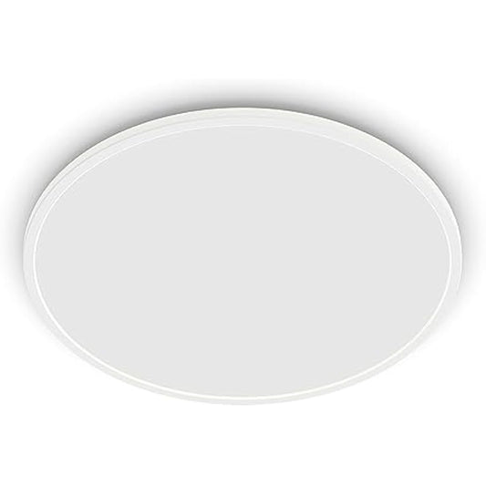 Philips LED Superslim Outdoor Ceiling Light 15W [Cool White - White] Water Resistant IP54, for Garden, Patio and Terrace Lighting.