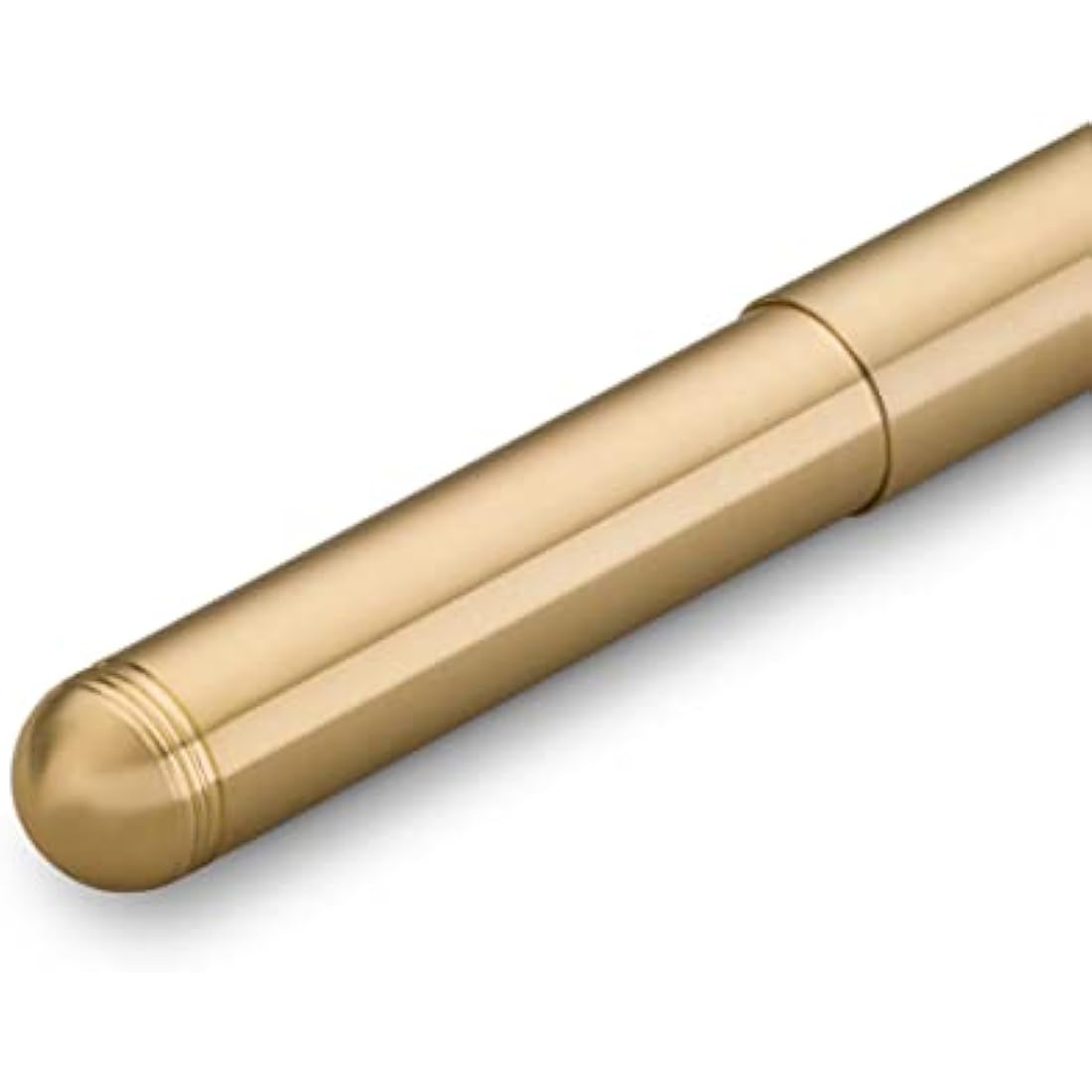 Kaweco SUPRA Fountain Pen Brass I Exclusive Fountain Pen for Ink Cartridges Including Retro Metal Box I Fountain Pen 16.5 cm I Nib: F (Fine)
