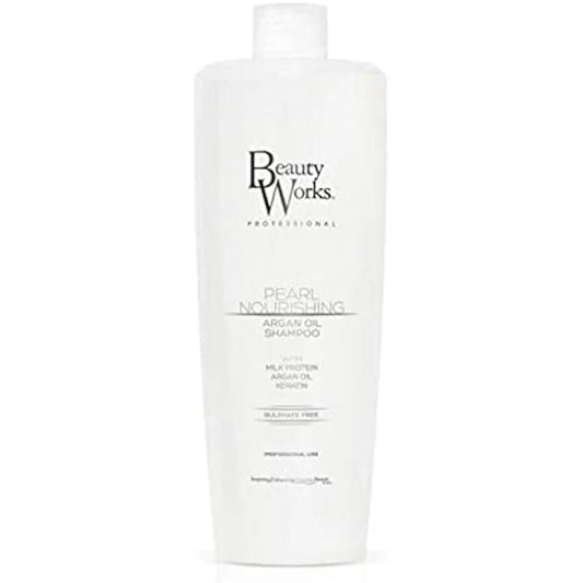 Beauty Works Pearl Nourishing Argan Oil Shampoo (Sulphate Free) 1 litre