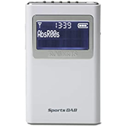 Roberts SPORTS DAB5 Personal DAB/FM/AM Radio, White