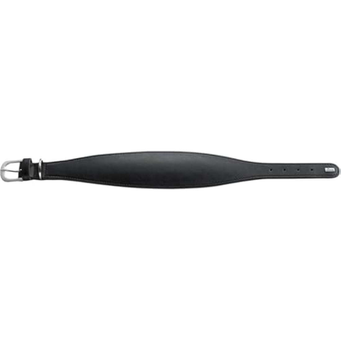 HUNTER SUPER SOFT LEATHER GREYHOUND COLLAR PADDED 52 (M) BLACK