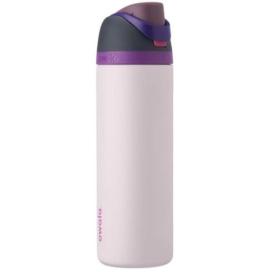 Owala FreeSip Insulated Stainless Steel Water Bottle with Straw for Sports and Travel, Leak Proof, BPA-Free, 710ml, Dreamy Field