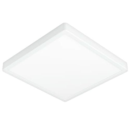 Eglo LED Outdoor Ceiling Light Argolis 2, Outside Light for Wall and Ceiling, Porch Lighting Made of White Metal and Plastic, Exterior lamp Warm