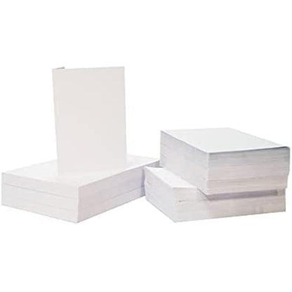 Craft UK 2383 Premium 40, 300 GSM C6 White Card & Envelopes