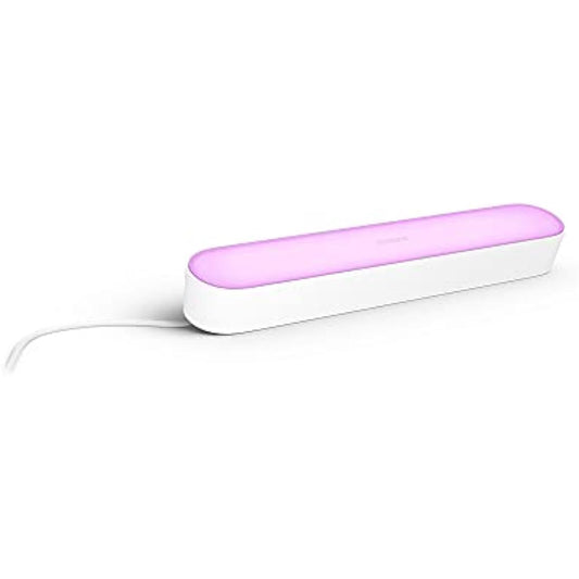 Philips Hue Play White and Colour Ambiance Smart Light Bar Single Pack Base Unit, Entertainment Lighting for TV and Gaming (Works with Alexa, Google Assistant and Apple HomeKit), White