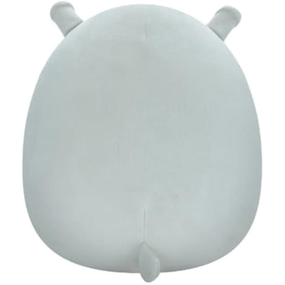 Squishmallows Original 12-Inch Harrison the Grey Hippo Medium-Sized Ultrasoft Plush