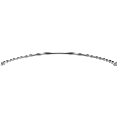 Croydex Stainless Steel Premium Extendable Telescopic Curved Rod, 1080 - 1850mm, Silver