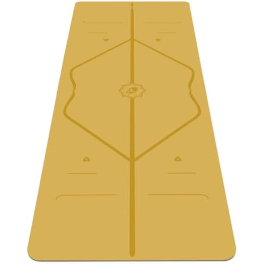 Liforme Original Yoga Mat – Free Yoga Bag Included - Patented Alignment System, Warrior-like Grip, Non-slip, Eco-friendly and Biodegradable, sweat-resistant, long, wide, 4.2mm thick mat for comfort