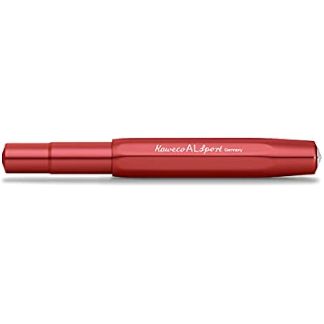 Kaweco AL SPORT Fountain Pen Deep Red I Premium Fountain Pen for Ink Cartridges I Exclusive Fountain Pen 13 cm I Nib: EF (Extra Fine)