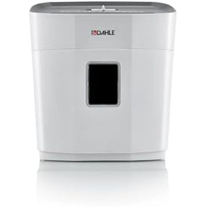 Dahle PaperSAFE 140 Paper Shredder (10 Sheets, Oil-Free, Jam Protection, Cross-Cut, for Home-Office) Grey,36.6 x 34.7 x 21.7cm