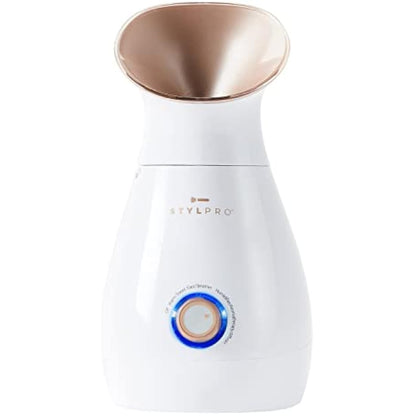 STYLPRO 4-in-1 Steamer: Face Steamer, Aromatherapy Diffuser, Humidifier and Towel Warmer - Ionic Face Mist for Deep Cleaning, Luxury Home Spa, Unclogs Pores