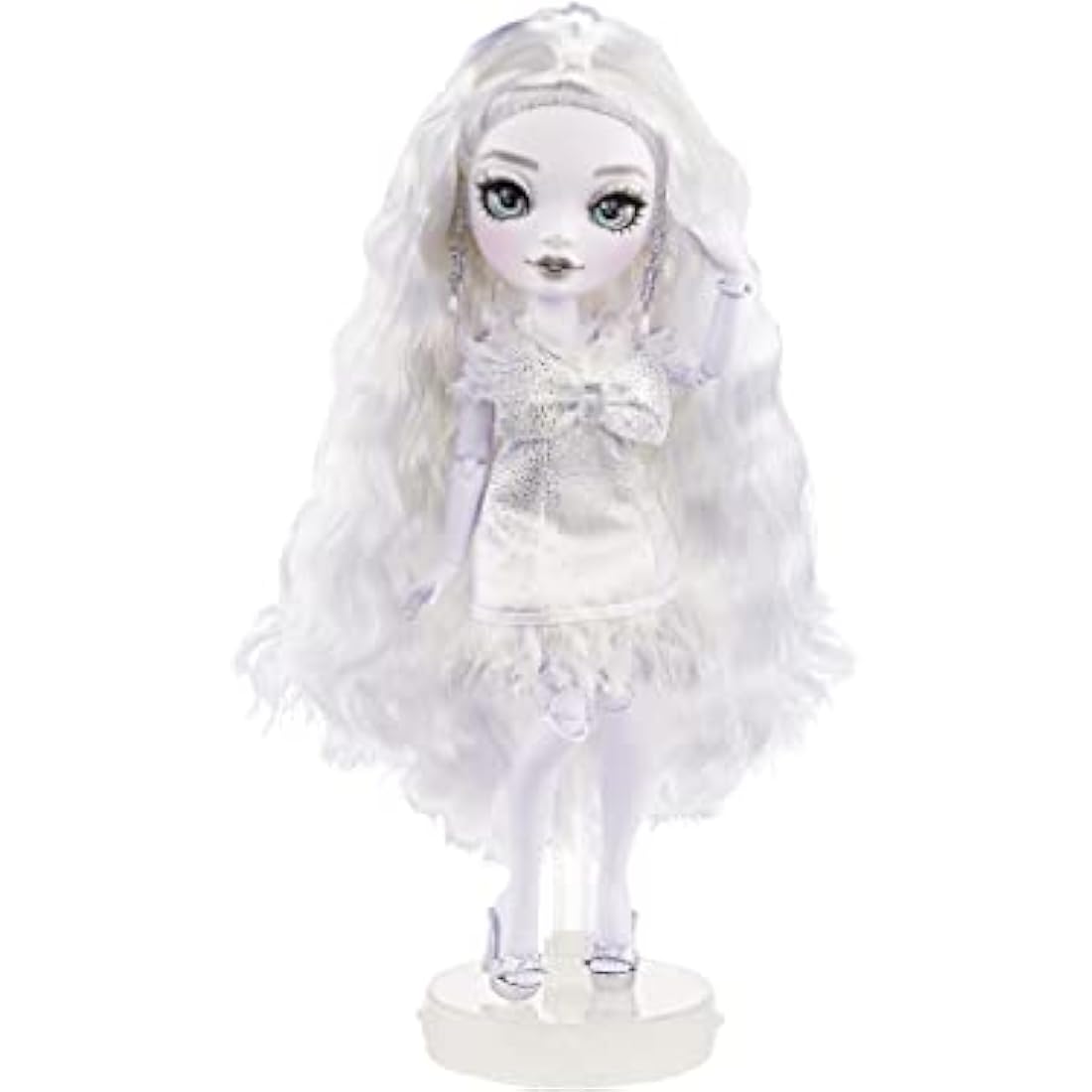 Rainbow High Shadow High Series - NATASHA ZIMA - Greyscale Fashion Doll With Wavy White Hair, Two Designer Outfits And Accessories - Collectable - For Kids Ages 6+