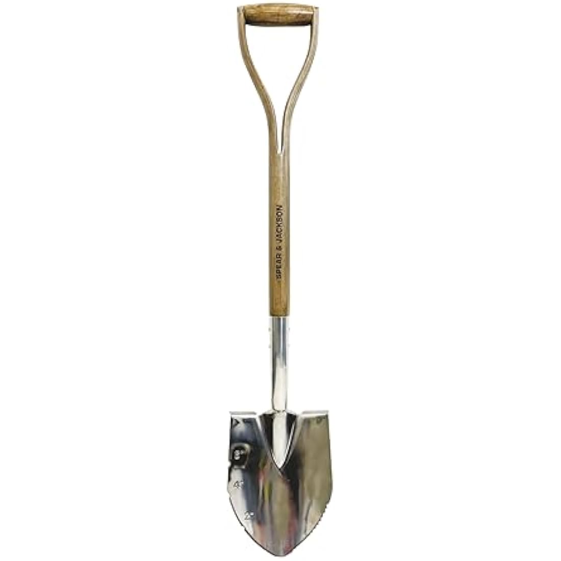 Spear & Jackson 4650PS Traditional Stainless Planting Spade, Brown