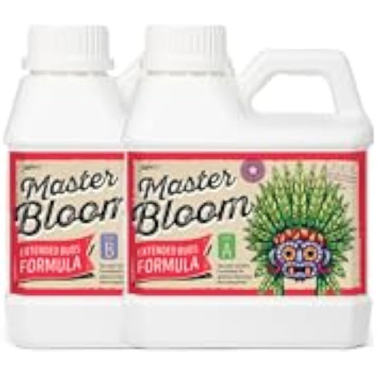 Xpert Nutrients Master Bloom A+B (1L) - Basic Bloom Fertilizer for the Flowering Phase of Plants, Universal Bloom Nutrition, Liquid Plant Nutrient, Indoor and Outdoor Bloom Stimulator