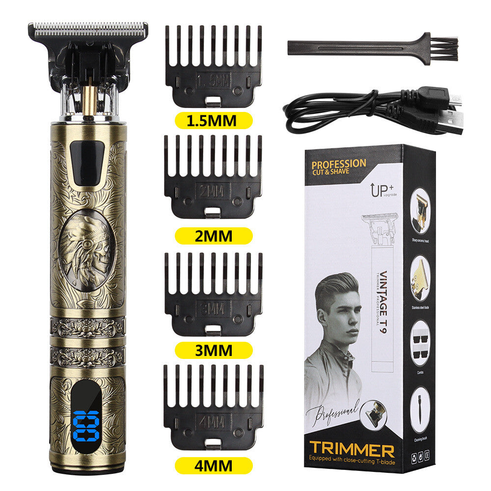 Small LCD Screen Display Professional Men Cordless Hair Clippers Beard Trimmer Cutting Machine Kit (US Logistics For USPS/DHL/Fedex/UPS. No designated logistics accepted，TK/TMEU only For self-pickup）
