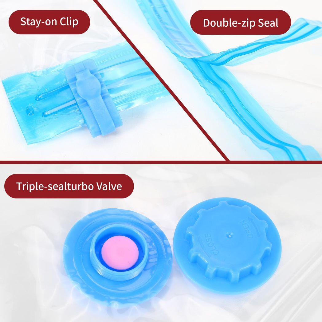 VINSANI 3pk 80cm x 100cm VACUUM BAGS 0006249