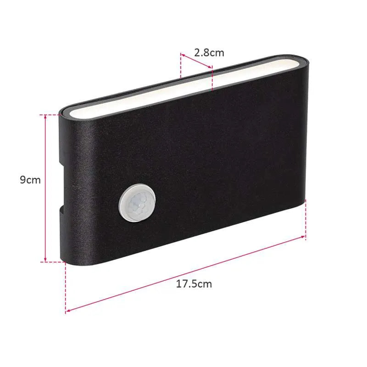 12W LED Motion Sensor Porch Lights | IP54 Outdoor Security~4497