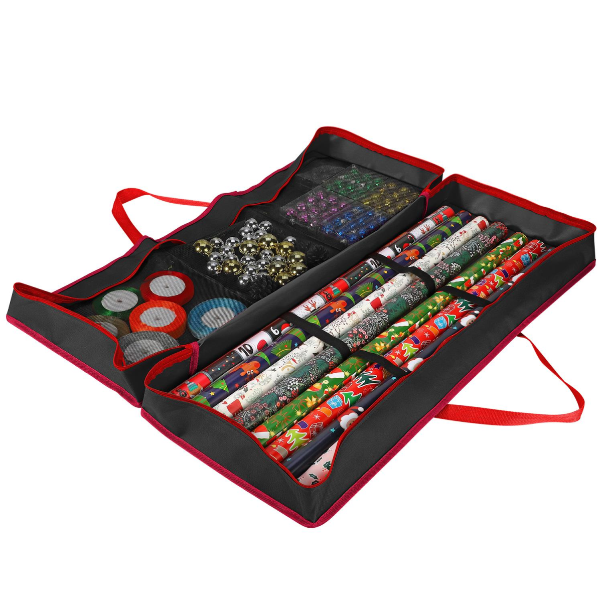 VINSANI CHRISTMAS GIFT WRAP BLACK STORAGE BAG 1010455
